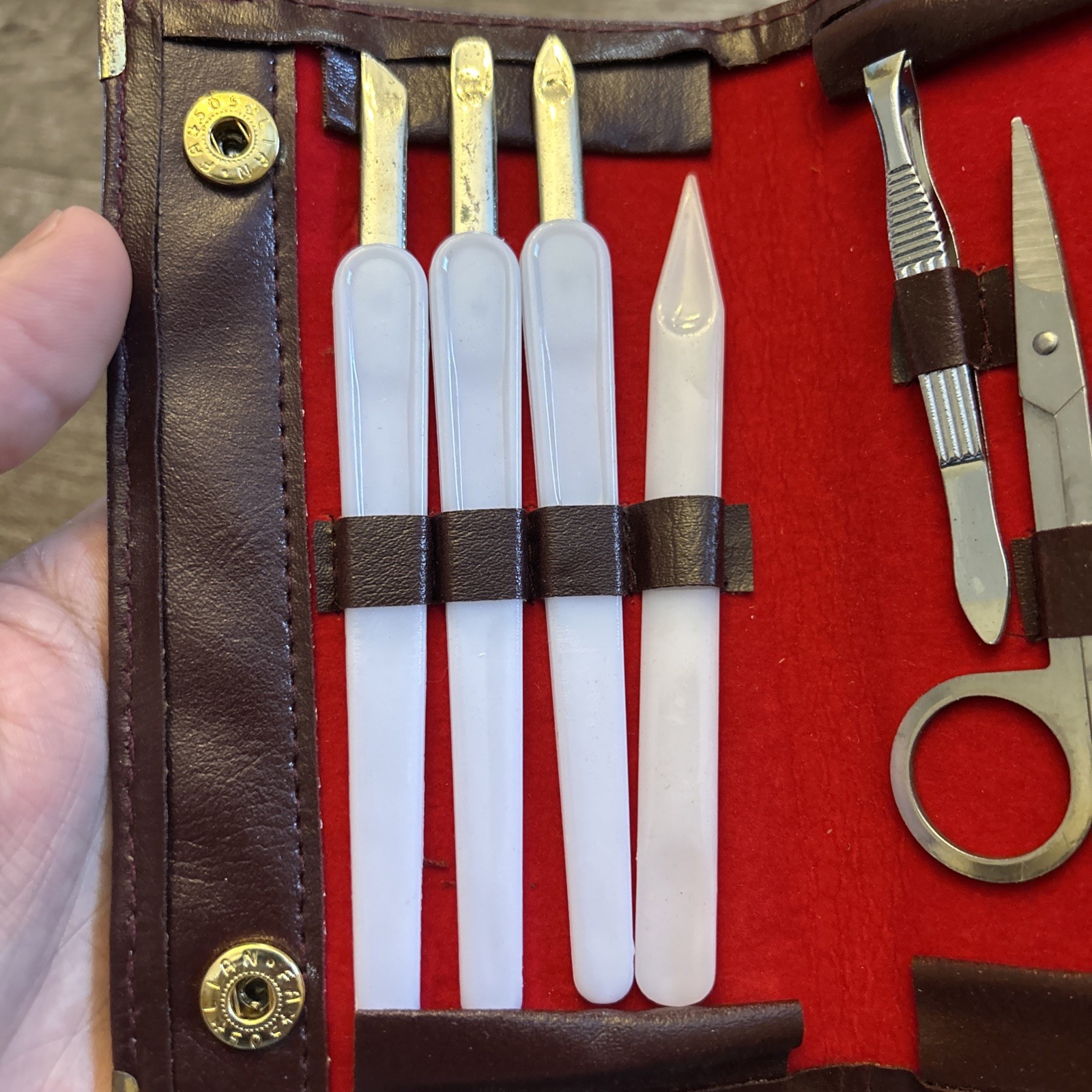 Vintage Chicago CTA Train Manicure Set