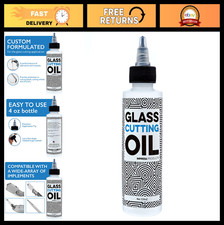 Glass Cutting Oil - Precision Twist Top for Clean Cuts  Tool Longevity - 4 Oz