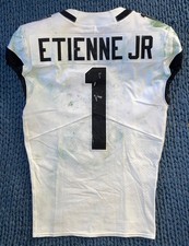 TRAVIS ETIENNE JR Game Used Worn NFL JAGUARS PHOTO MATCHED Jersey GU Fanatics