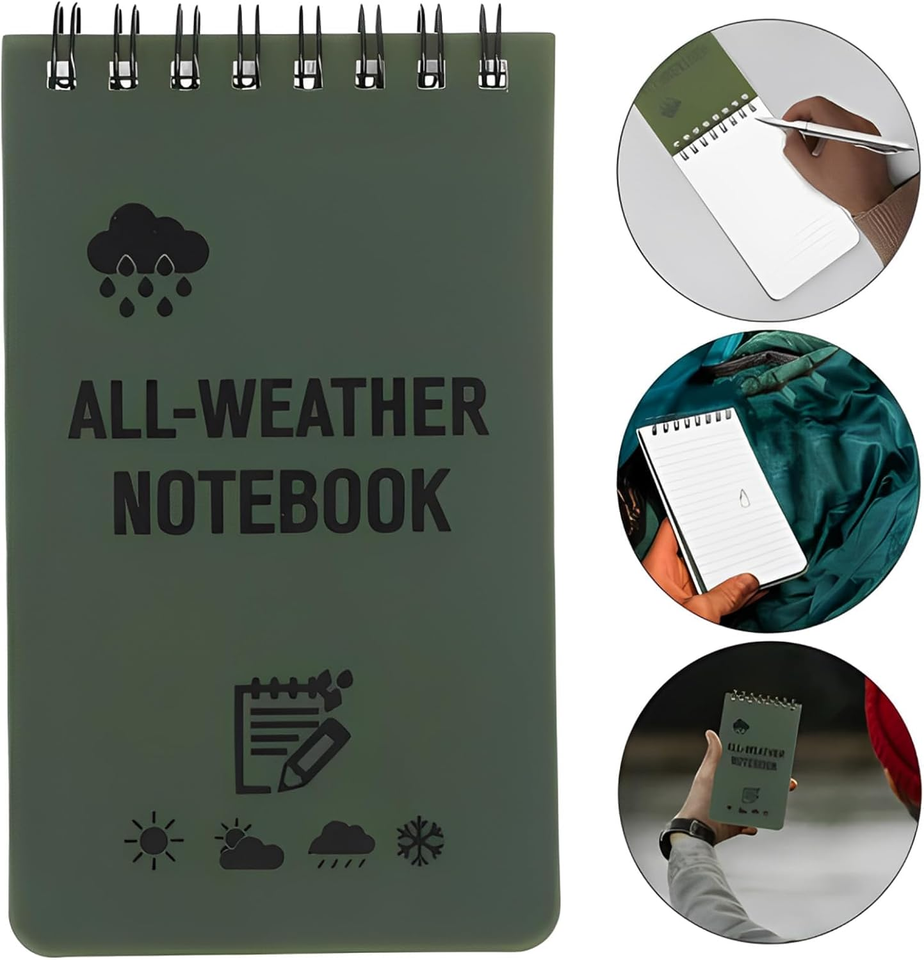 3Pcs Waterproof Notebook, and 3 Pens Waterproof Notepad 3 X 5 Inches ...