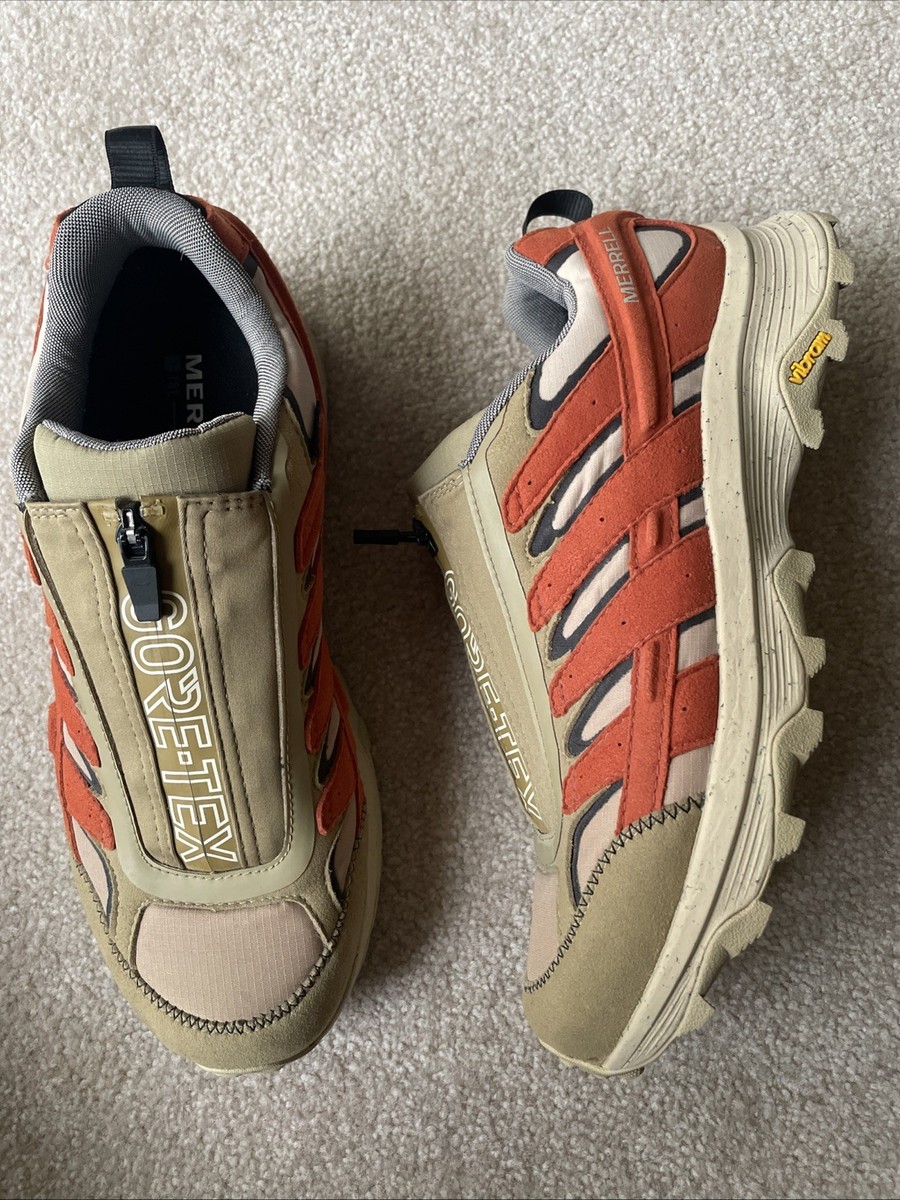 靴 MERRELL MOAB SPEED ZIP GTX 1TR 26cm MERRELL MOAB Speed Zip Front Gore-Tex GTX 1TRL Vibram Clay Coyote