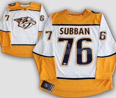 PK SUBBAN SIGNED NASHVILLE PREDATORS JERSEY FANATICS NHL P.K.