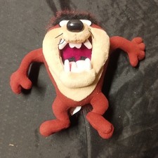 Tyco Playtime, Inc. Looney Tunes Taz Tasmanian Devil Plush 1994 PA-5588