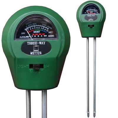 3in1 Soil Tester. Soil Ph Meter + Moisture Meter +light Tool For Garden Farm Law