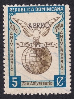 Dominicana 1949 UPU 5e overprinted AEREO ex Jim Czyl