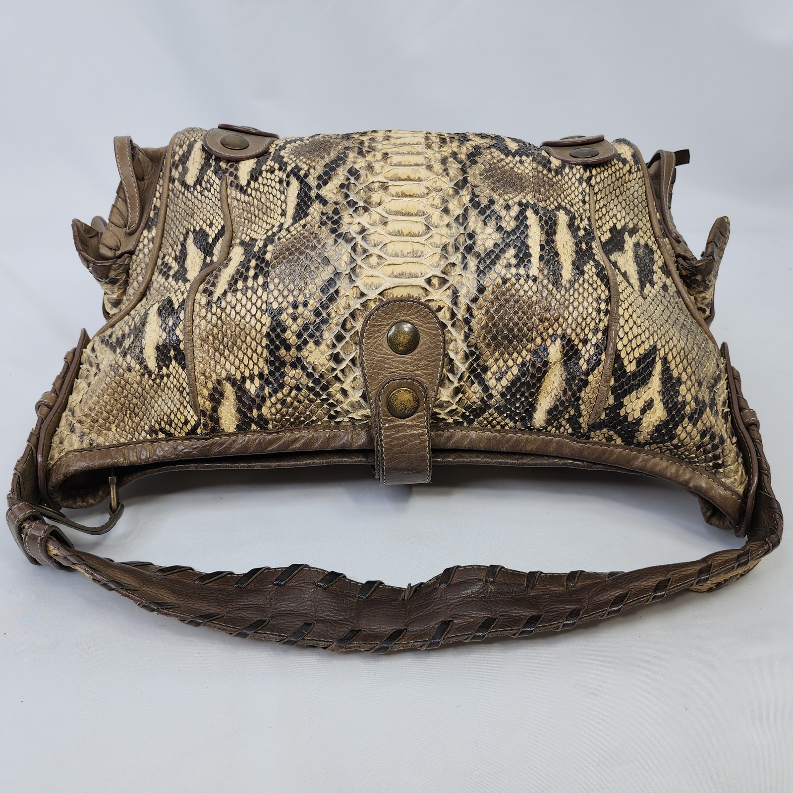 Chloe Python Snakeskin Leather Silverado Shoulder… - image 10
