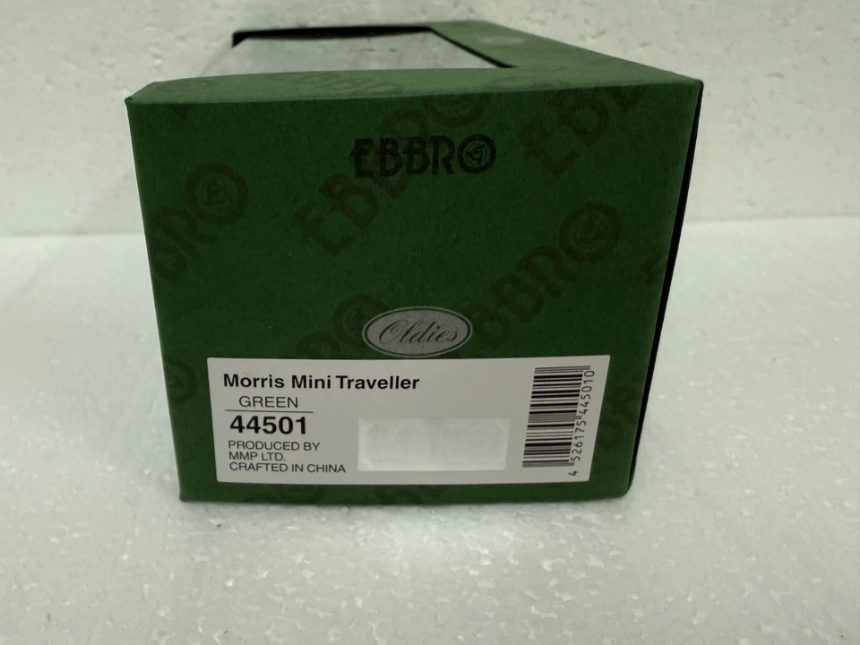Ebbro 44501 Morris Mini Traveller Cooper Green 1:43 diecast scale model car - Image 4 of 4