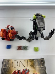 LEGO Bionicle Lot (8561 Nuhvox & 8563 Tahnok)  Read Description