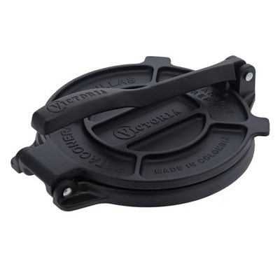 Victoria 8 Inches Cast Iron Tortilla Press, Roti Maker and Tortilladora, Pata...