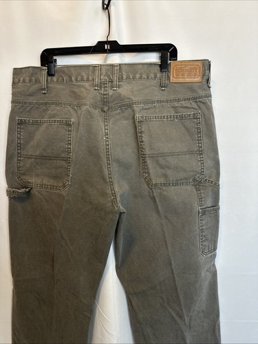 C.E. SCHMIDT Workwear CARPENTER UTILITY JEANS Relaxed Fit Grey 40X32 #723 - Picture 2 of 18