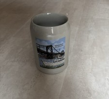 Bierkrug W. Germany 0,5 L, Wilhelmshaven Kaiser Wilhelm Br&uuml;cke gr&ouml;&szlig;te Drehbr&uuml;cke