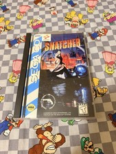 Extremely RARE Vintage Snatcher Sega CD Video Game Complete CIB