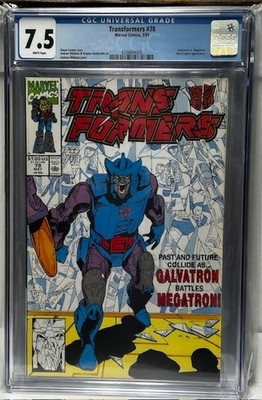 The Transformers #78 Andrew Wildman Marvel Comics May 1991 CGC 7.5