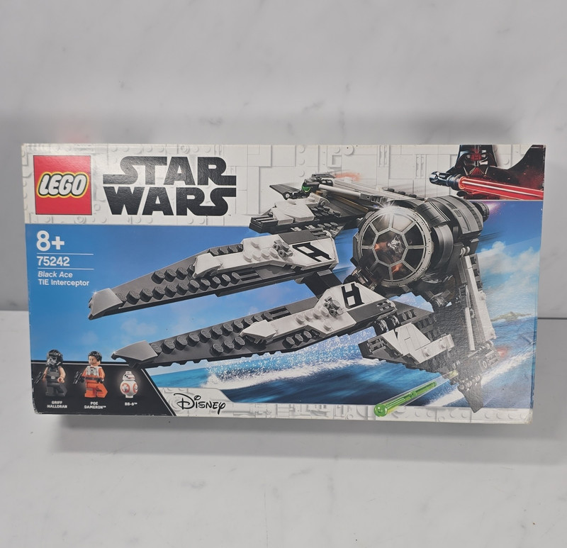 LEGO Star Wars: Black Ace TIE Interceptor (75242) Complete Set With Box