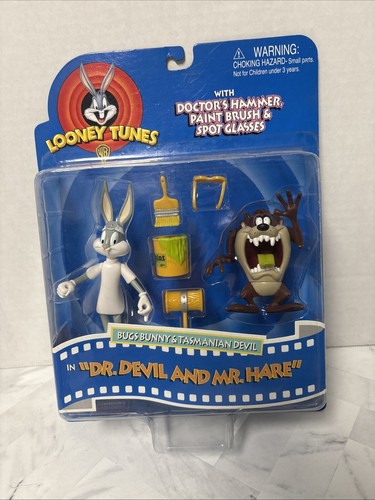 New 1997 Dr Devil Mr Hare Looney Tunes Playmates WB Warner Bros Bugs Bunny Taz