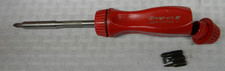Snap-on Red Hard Handle Racing Edition Ratcheting Screwdriver Wbits Ssdmr4arac