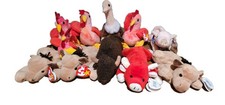 Lot Of 11 Ranch Buddy Beanie Babies DOODLE, Strut, Snort, Stretch  More