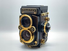 Rollei Rolleiflex 2.8F Gold Medium Format TLR Film Camera Limited Edition H0601