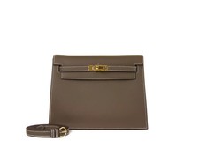 Hermès Kelly Danse Swift Etoupe with Gold Hardware – Authentic Hermès Bag Unique