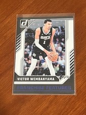 Victor Wembanyama (#'d /75) 2024-25 Donruss Franchise Features Winter Blue #25