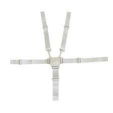 5 Point Harness Straps Baby Seat Belt for Stroller High Chair Pram Buggy White w