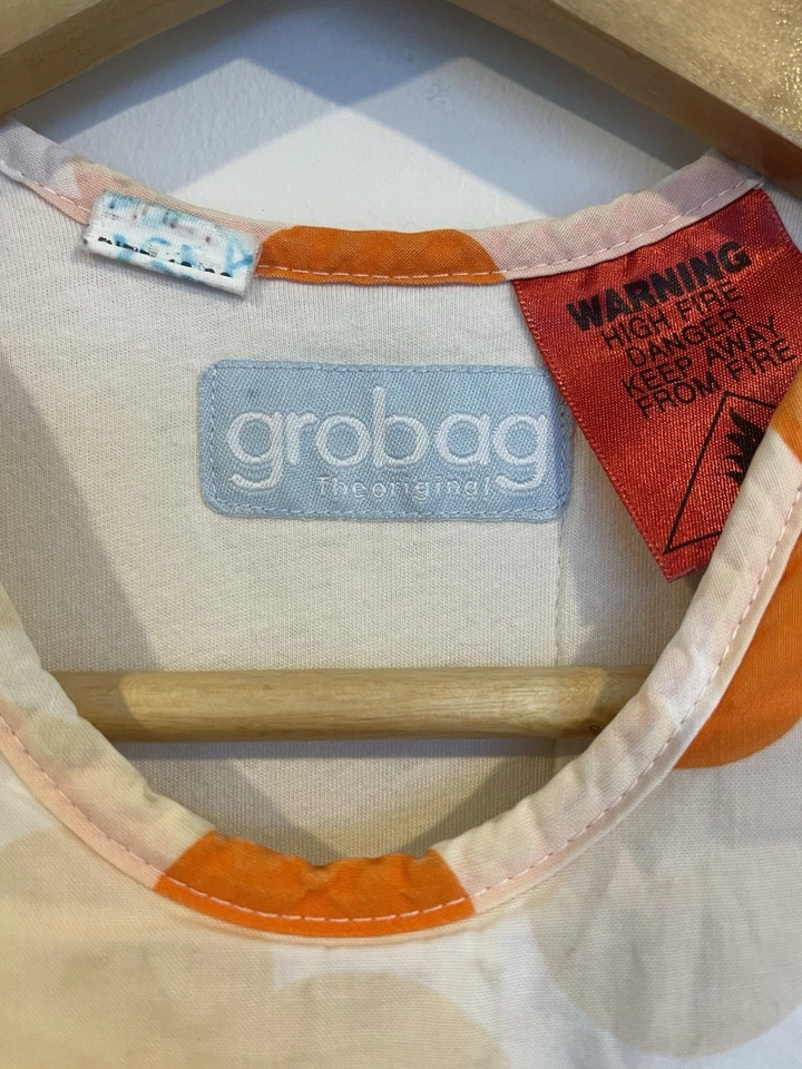 Saco de dormir Grobag Orla Kelly bebé flor melocotón naranja talla 18-36 meses Foto 3 de 4