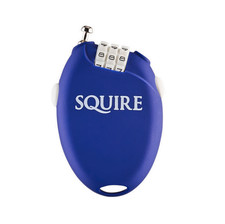 Squire Retrac 2 Combination Lock Retractable cable Lock for Bike, Helmet