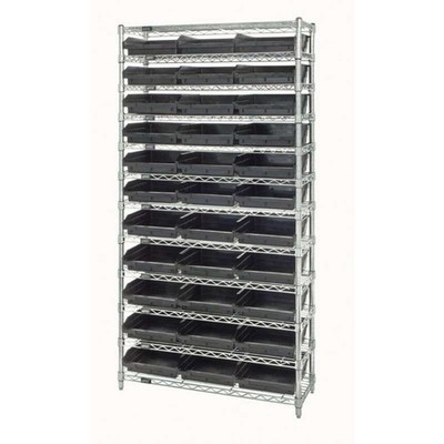 Quantum Storage Systems - WR12-109CO - Quantum Steel Wire Shelving with 33