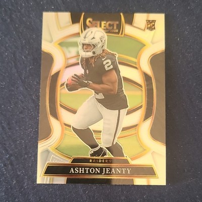 Panini 2025 Select Football Ashton Jeanty #4 Raiders Concourse Silver Prizm RC