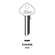 Lot of 5 Ilco X1054WA / WR2 Key Blanks fits Some Weiser Locks Nickel Plated