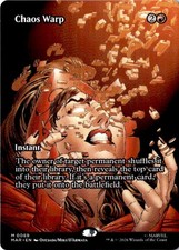 Chaos Warp (Borderless) 69 Marvel Universe Eternal-Legal Magic: The Gathering NM