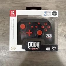 Official Nintendo Switch Enhanced Wireless Controller [ Doom Eternal ] NEW