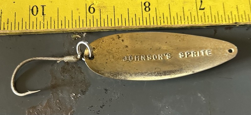 Vintage Fishing Lure Gator Stainless Steel 1oz. Casting Spoon Fishing Lure Exc.