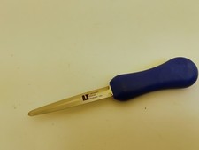 RMurphy USA Boston Style Oyster Shellfish Knife 3.5" Stiff Stainless Blue Handle