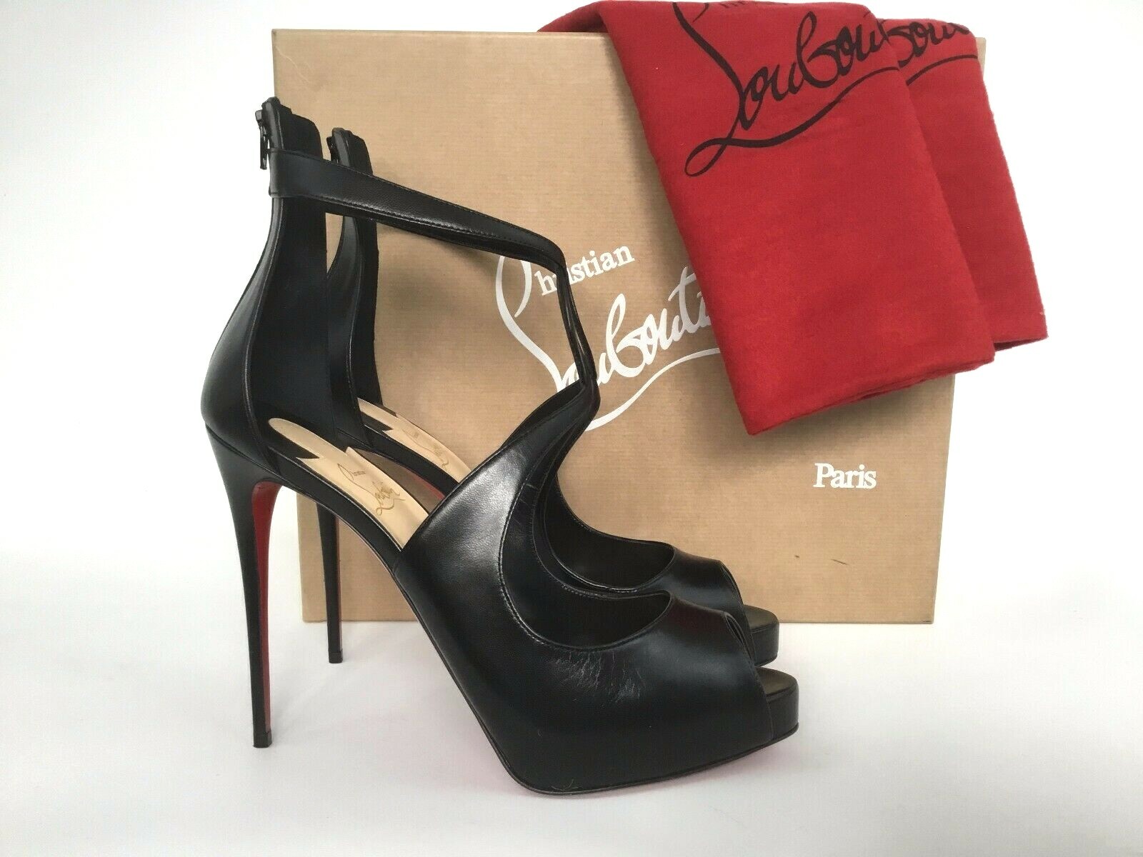 black peep toe louboutins