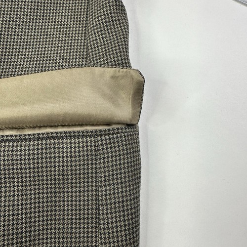 Blazer LAUREN RALPH LAUREN Para Hombres 40L Lana Pata de Gallo Chaqueta de 2 Botones Marrón Multi - Imagen 15 de 15