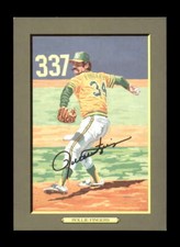 Rollie Fingers JSA Coa Signed Perez Steele Great Moments Postcard Autograph