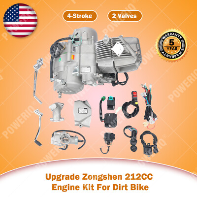 Moteur Zongshen 212CC - Kit Complet - Plus Performant Qu'un Daytona 190CC - Pour Kart, Mini-moto, Buggy