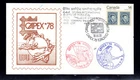 CANADA #754   1978  CAPEX '78   MINT  VF NH  O.G  FDC  a