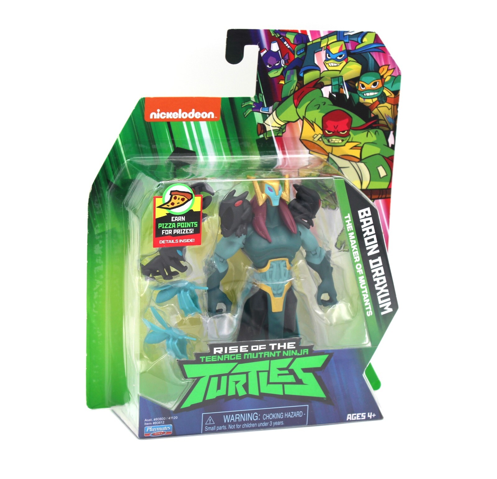 Rise of the Teenage Mutant Ninja Turtles 2018 Baron Draxum Action Figure 