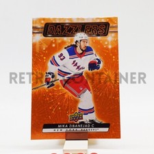 UPPER DECK 2023-24 NHL HOCKEY SERIES 2 - Orange Dazzlers DZ-96 Mika Zibanejad