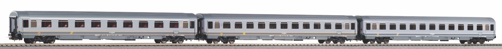 Piko 58251 3er Set Schnellzugwagen Eurofima Bigrigio, FS, Ep V. Neuheit selten