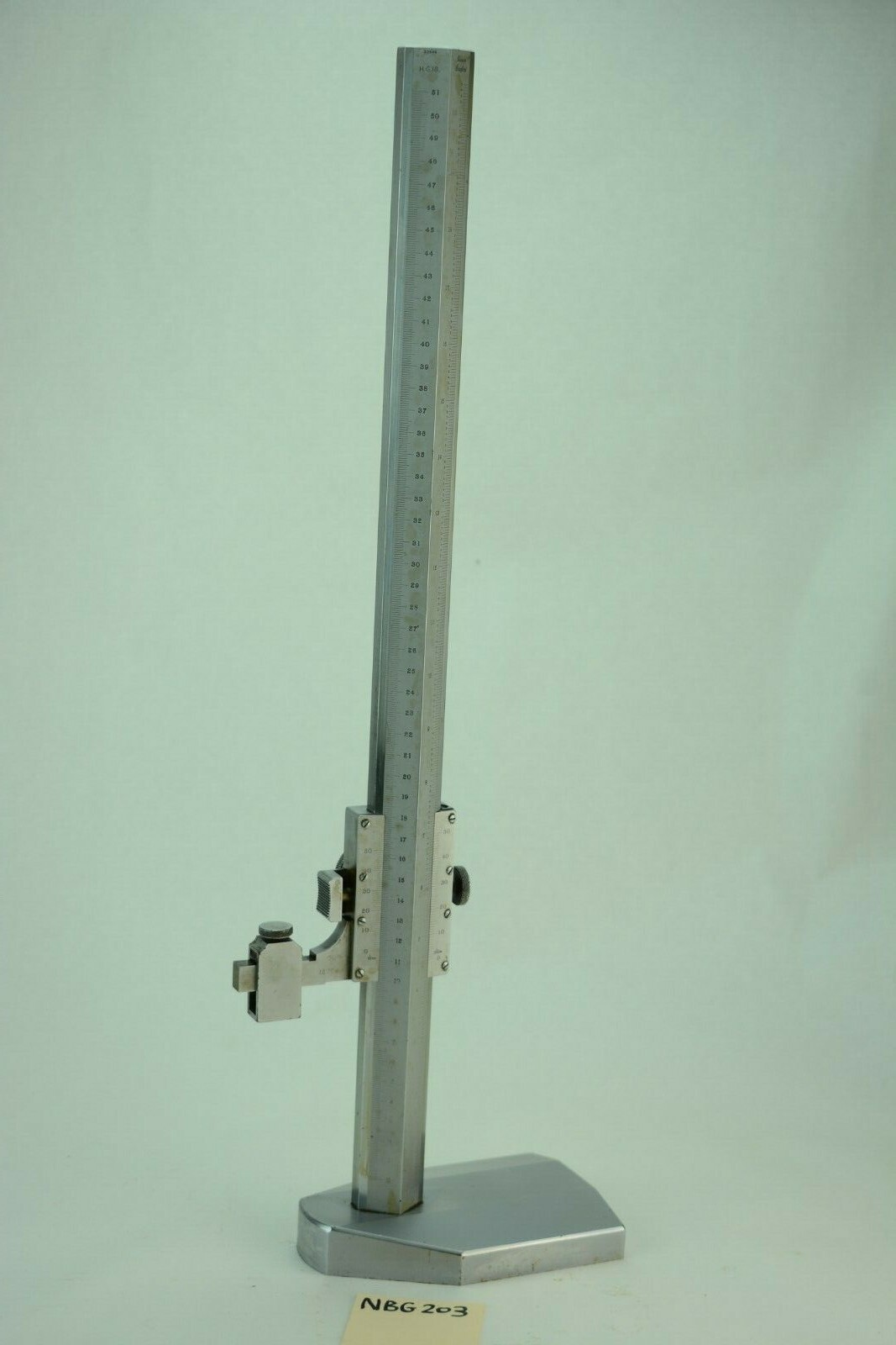 BENSON BRADFORD VERNIER HEIGHT GAGE METRIC 51cm ,INCH 20" INSPECTION