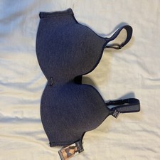 Nautica Intimates Everyday Bra Womens Size 42D Blue White Stripe Bra New