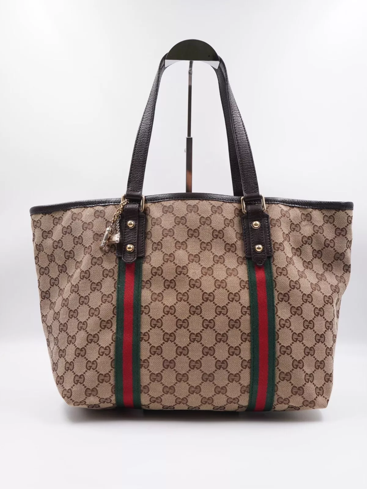 BE24❤️ Sac fourre tout Gucci GG toile Jolicoeur ligne Sherry