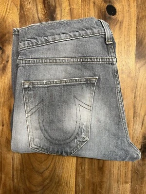 True Religion Jeans Original Herren Geno Größe 30 Grau  - Bild 1 von 4