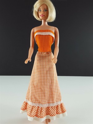 white barbie tube top