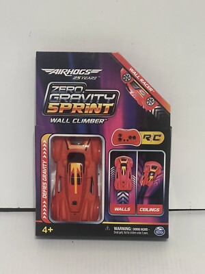 Air Hogs, Zero Gravity Sprint RC Car Wall Climber, Red, BRAND NEW!