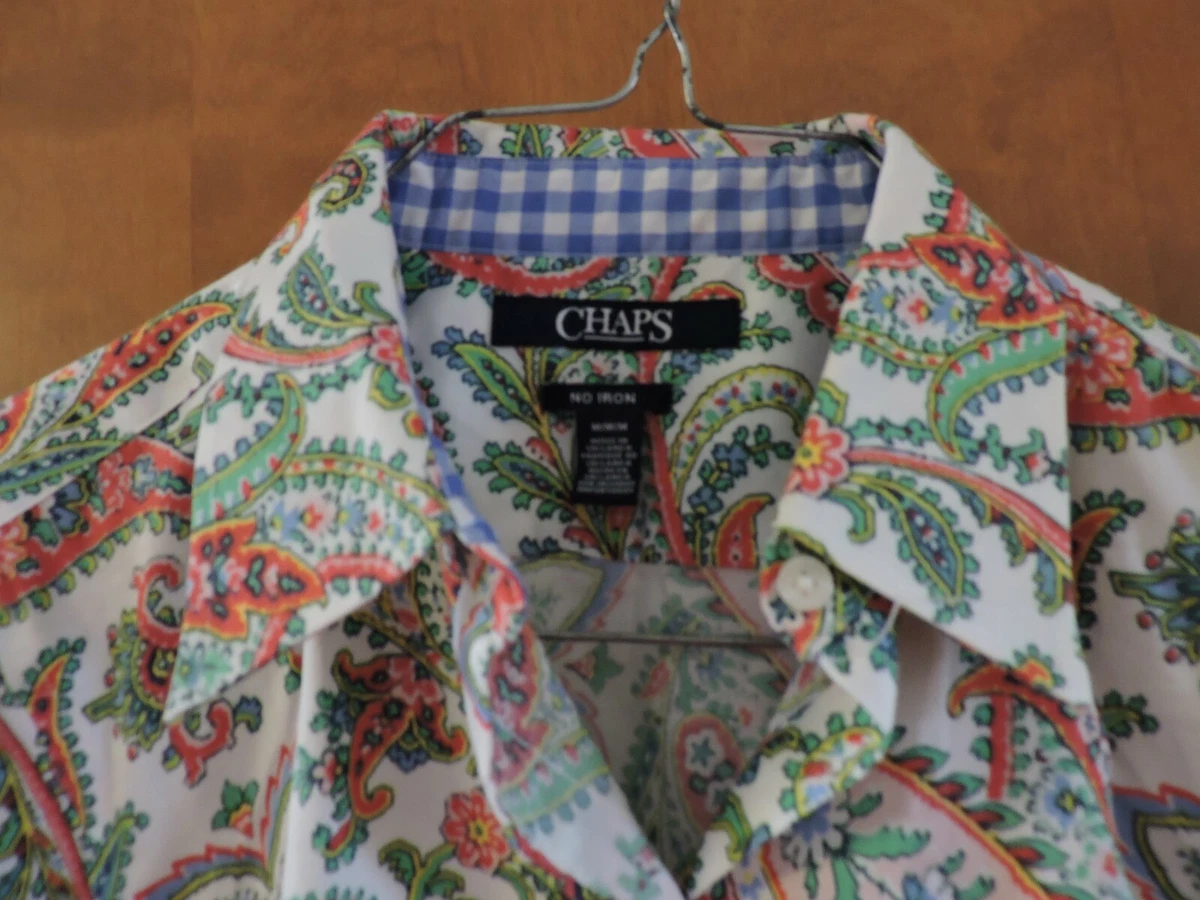 chaps women's no iron shirts