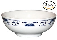 Cameo China Porcelain Bowls With Pan Scraper Blue Lotus Design White Ivory Se... on sale Cameo China Porcelain Bowls With Pan Scraper Blue Lotus Design White Ivory Se... on sale